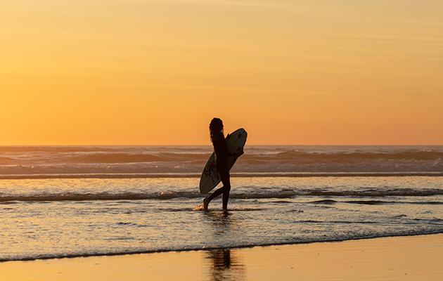 Sunset at Port Waikato